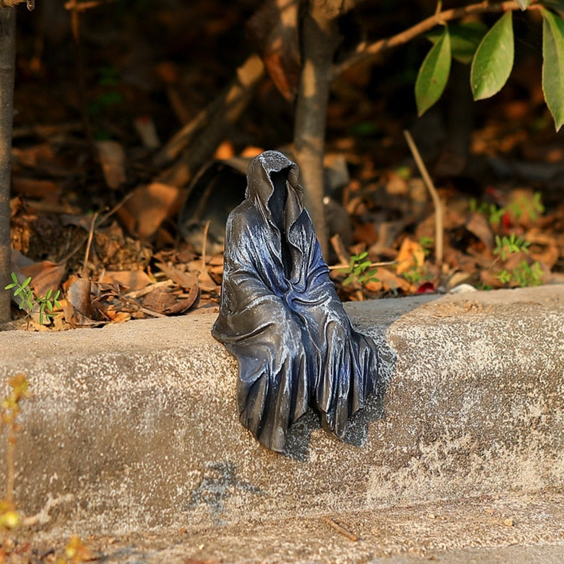Grim Reaper Statue | Spooky Halloween Dark Fantasy Decor