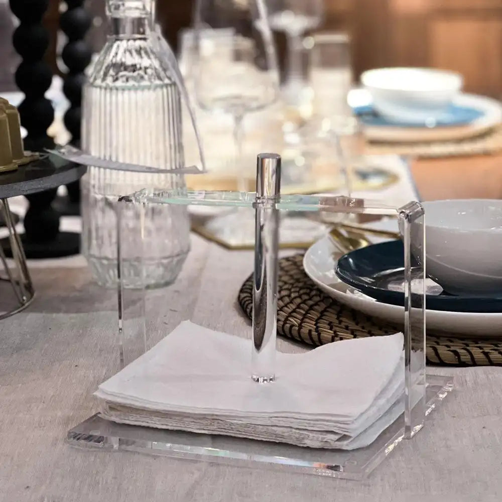 Acrylic Napkin Holder - Sleek Bar Organizer