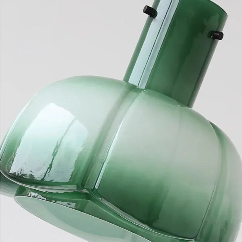 Glass Tulip Pendant Light | Modern Ceiling Lamp 10.2"x15.7"