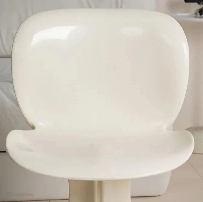 Retro Modern Dining Chair - Minimalist Ergonomic One-Piece Design