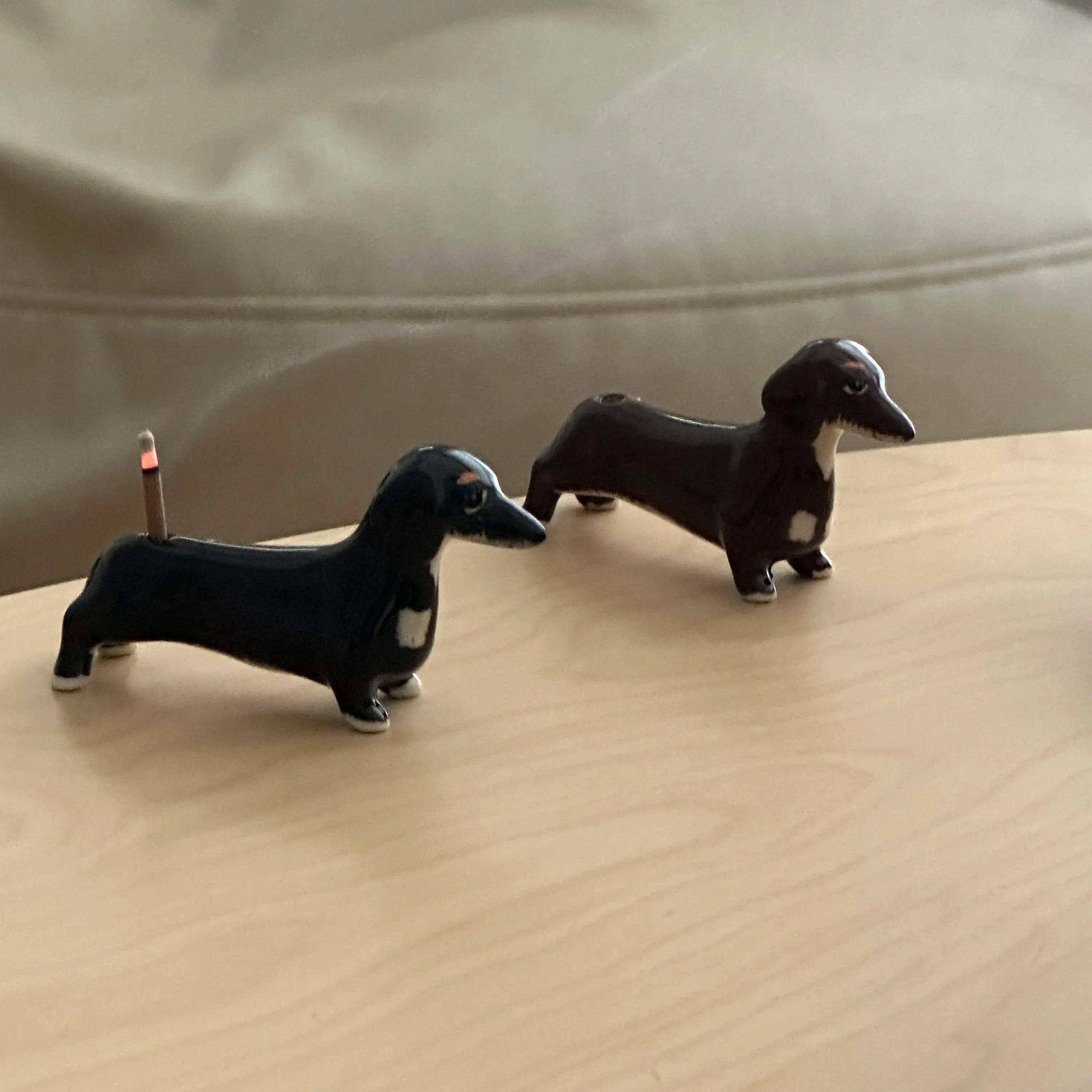Dachshund Incense Holder - Ceramic Dog Burner
