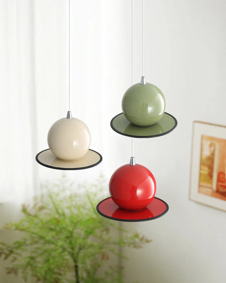 Metal UFO Pendant Light | Retro Aluminum Ceiling Fixture
