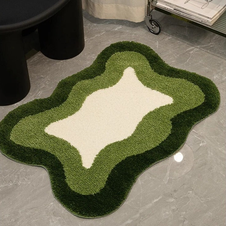 Abstract Gradient Rug - Modern Area Rug with Bold Color