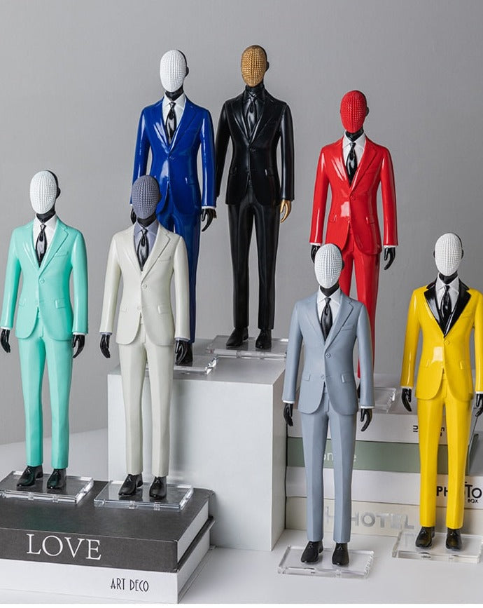 Male Model Statue - Handcrafted Resin Art Figure