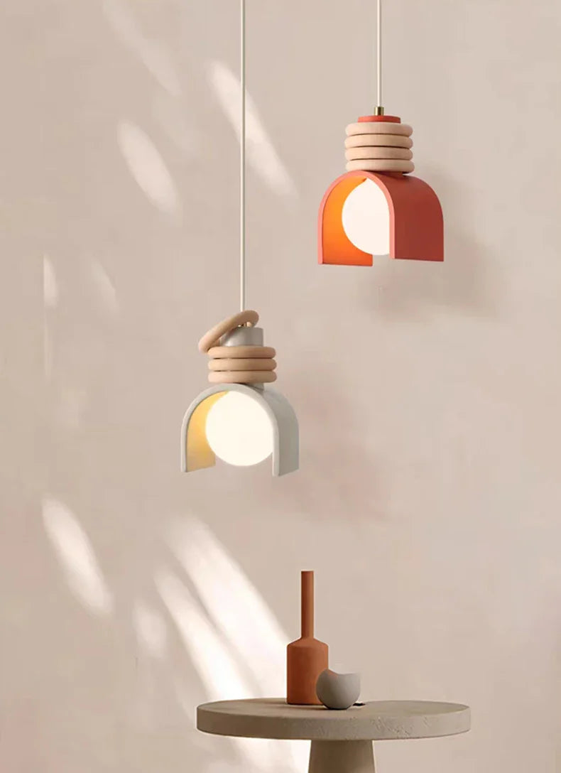 Rubber Band Pendant Lamp - Retro Ceiling Fixture