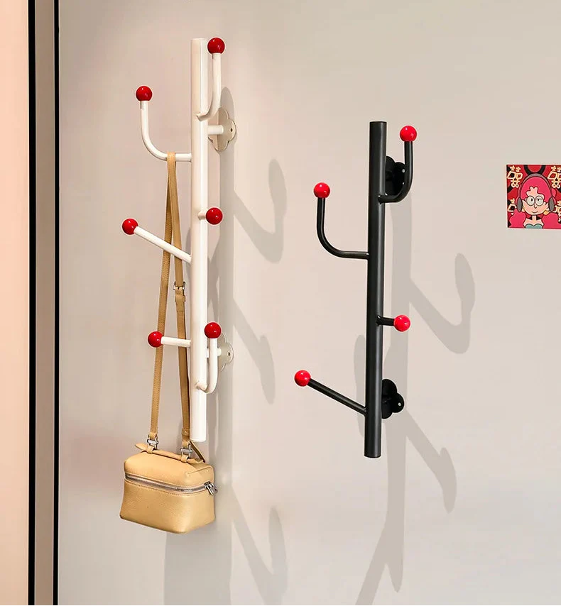 Metal Wall Hook Retro Ball Hanger - Sturdy Carbon Steel