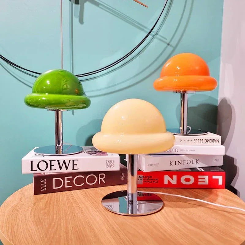 Retro Mushroom Lamp | Soft Ambient LED Touch Table Lamp