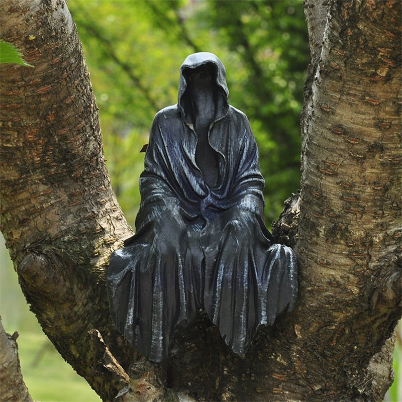 Grim Reaper Statue | Spooky Halloween Dark Fantasy Decor