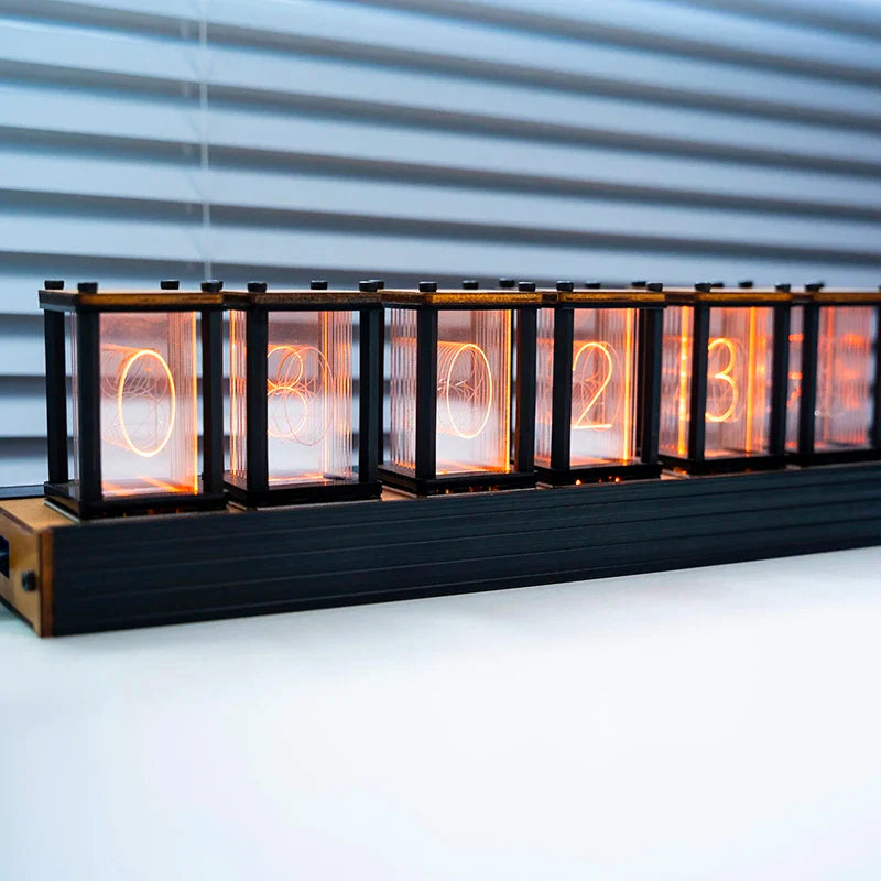 Nixie Tube Clock - Custom Wooden Digital Timer