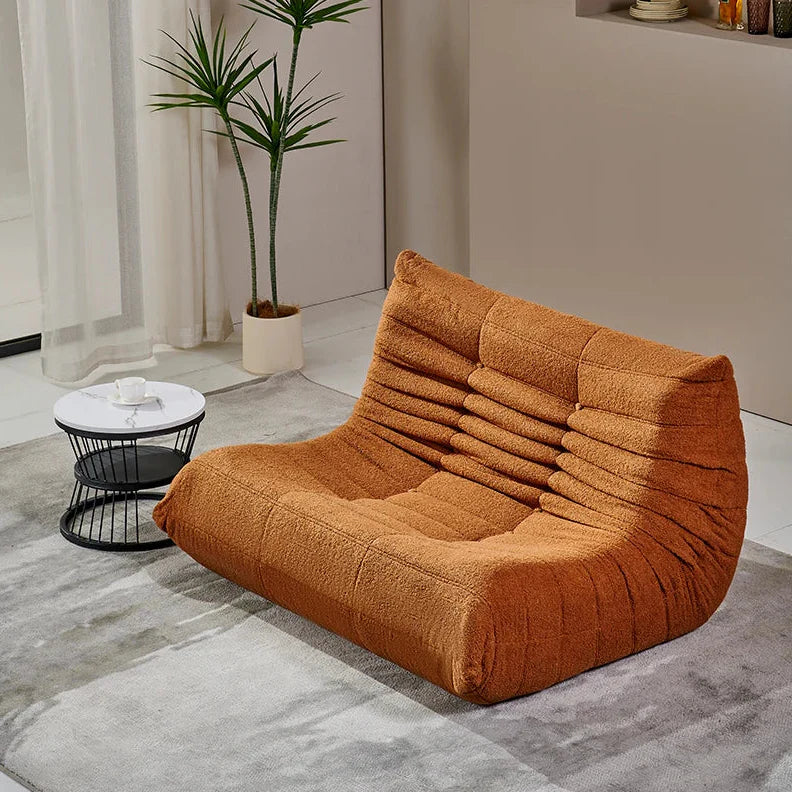 Teddy Velvet Sofa - Two-Seater Foam Loveseat