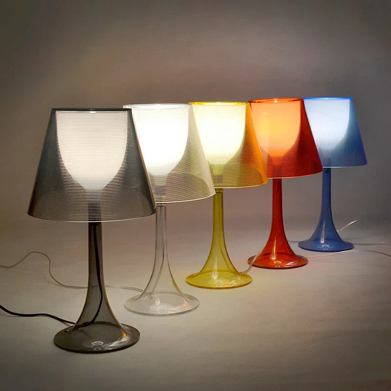 Transparent Table Lamp - Acrylic Cup Light, Modern Desk Lamp