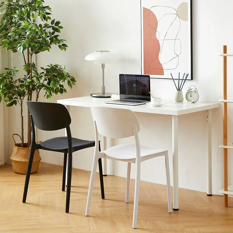 Nordic ABS Dining Chair - Minimalist Plastic Seat