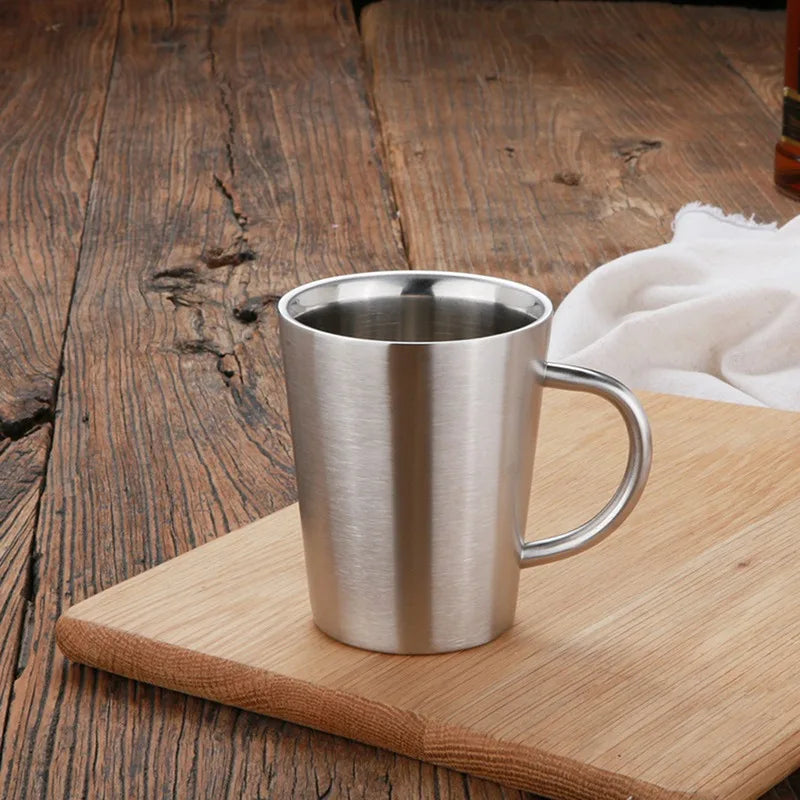 Stainless Steel Mug - Thermal Insulated Travel Cup 180ml