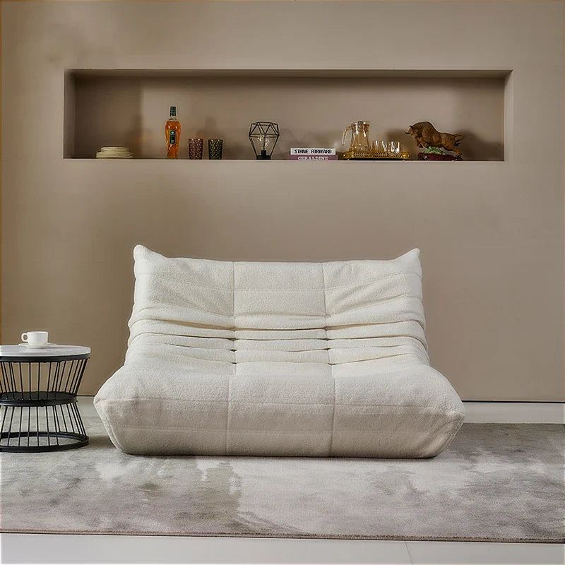 Teddy Velvet Sofa - Two-Seater Foam Loveseat
