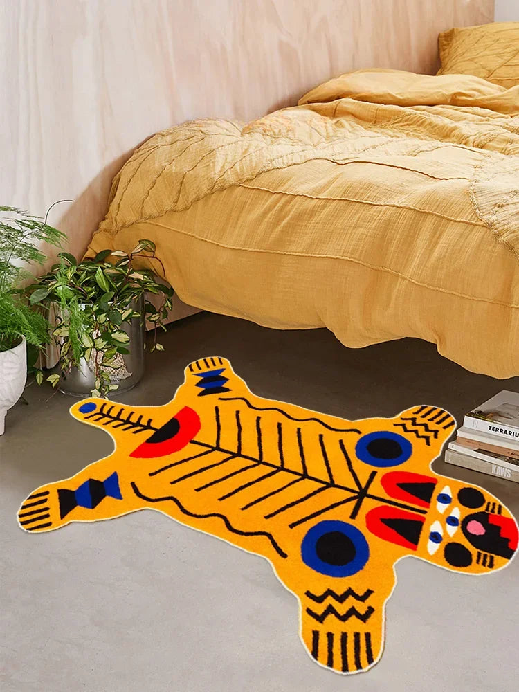 Abstract Animal Rug - Soft Plush Area Mat