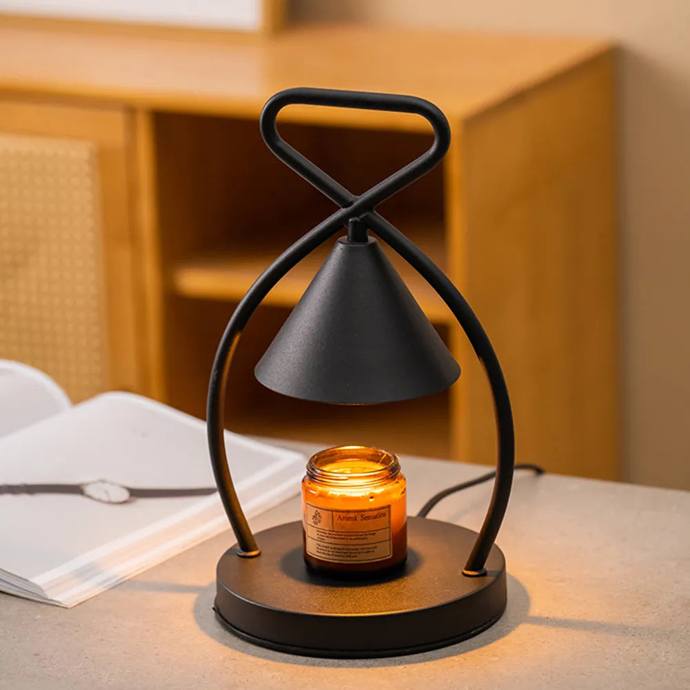Black Candle Warmer – Metal Dimmable Lamp Frame
