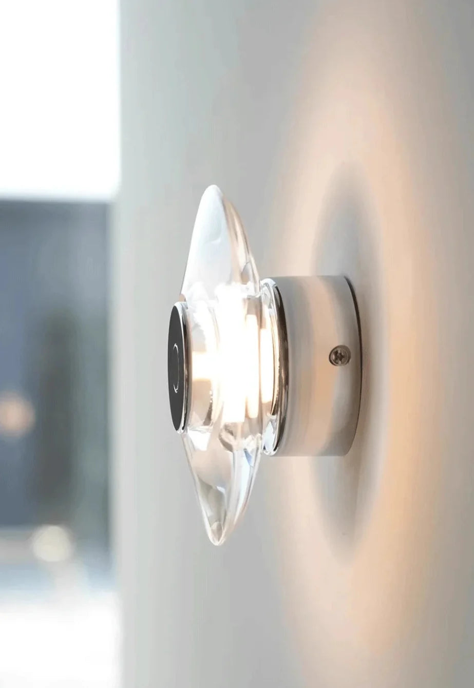 Italian Crystal Sconce - Luxury Energy Efficient LED Lamp