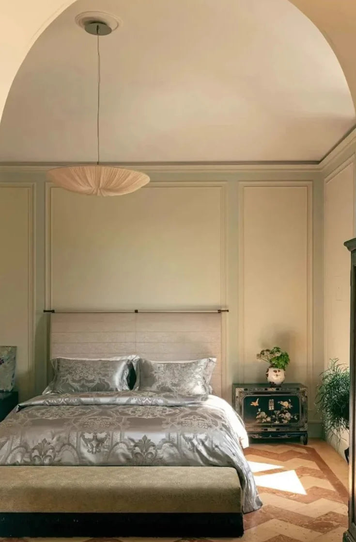 Fabric Pendant Chandelier – Japanese Wabi-Sabi Lighting Fixture