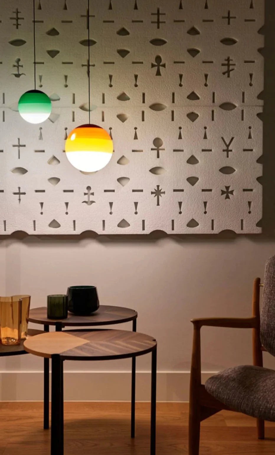 Nordic Pendant Lamp | Elegant Candy Glass Ceiling Fixture