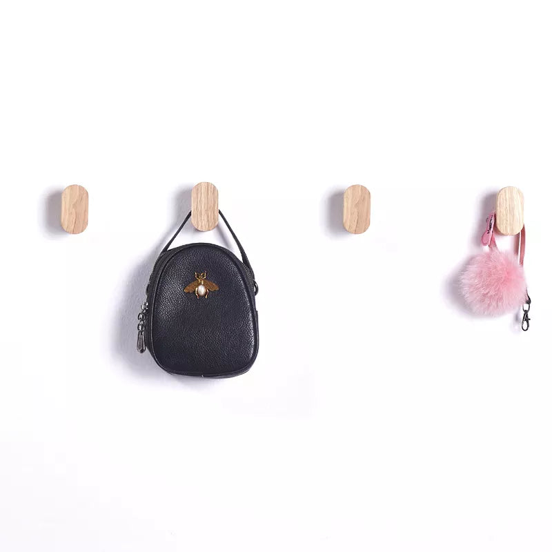 Wooden Hook Hanger - Multi Purpose Wall Hook