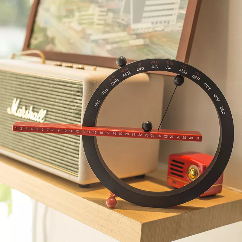 Magnetic Ball Clock | Interactive Desk Calendar
