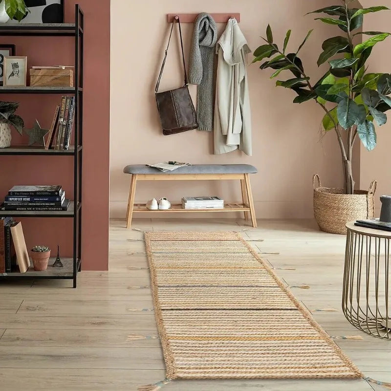 Jute Braided Rug – Handmade Indian Area Mat