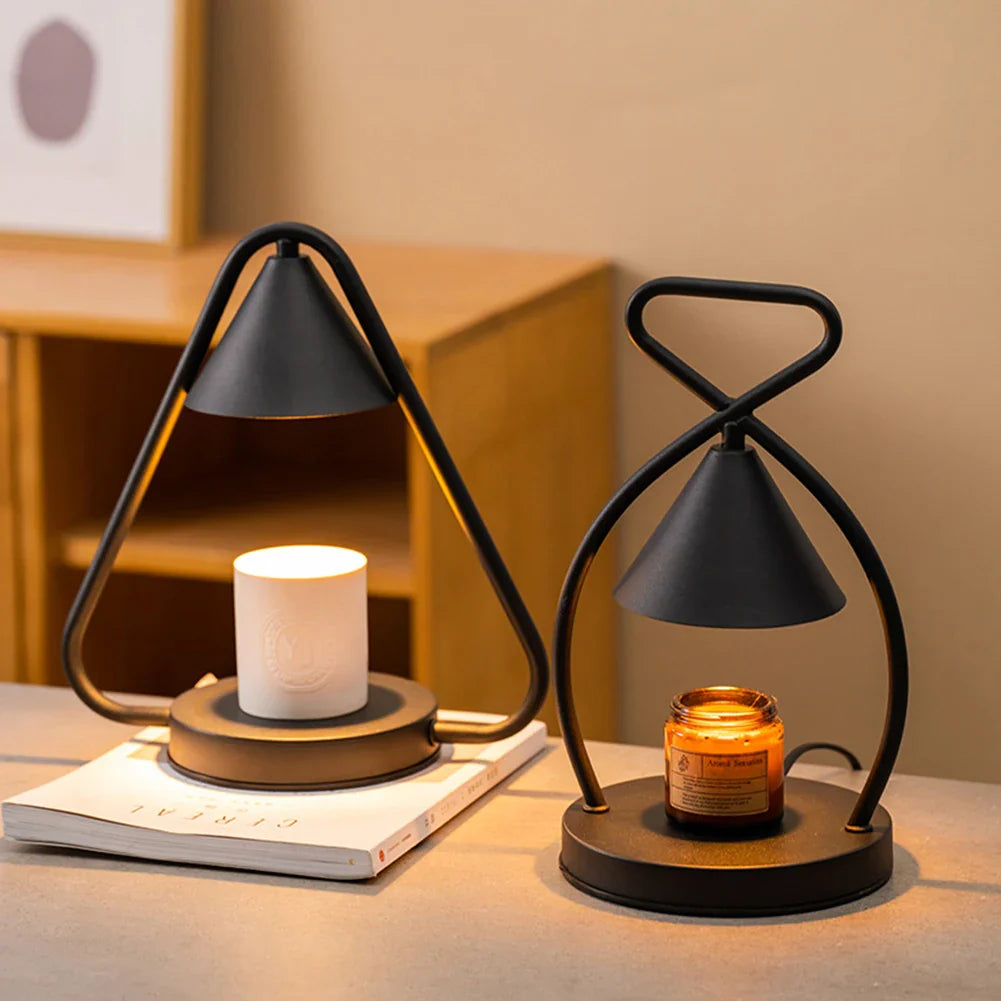 Black Candle Warmer – Metal Dimmable Lamp Frame