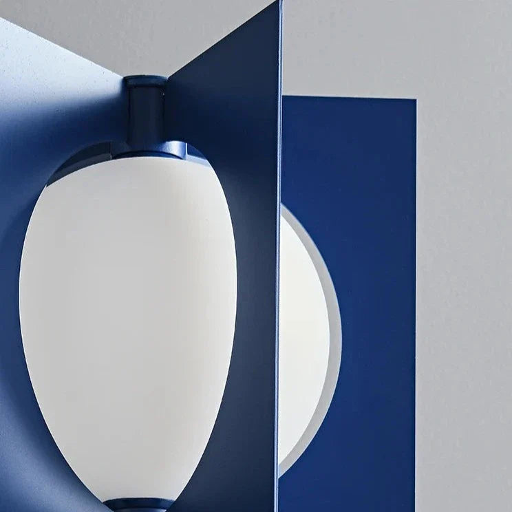 Marble Base Ball Lamp - Italian Design Blue Geometry Floor Lamp