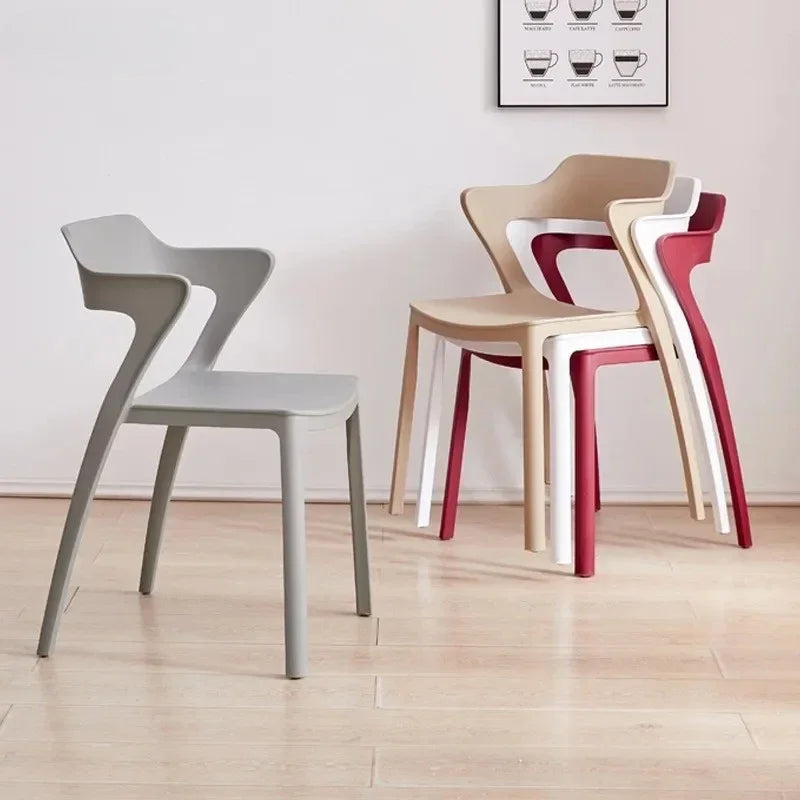 Recycled PP Dining Chair – Nordic Seamless Design