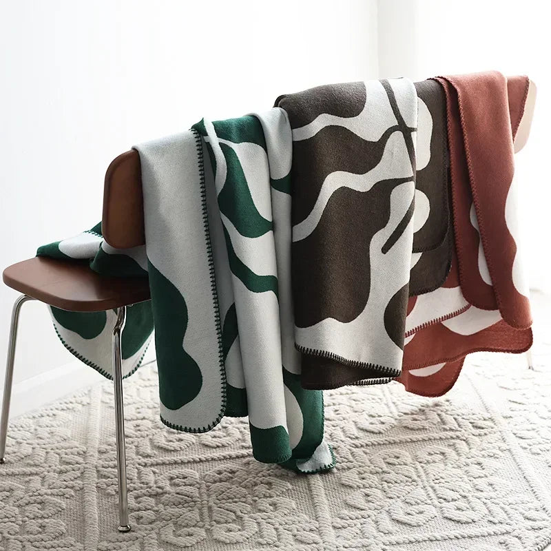Jacquard Vine Throw | Cozy Sofa Throw, Machine Washable