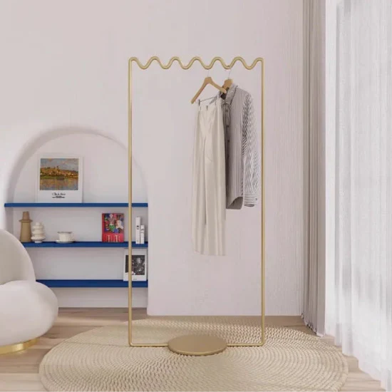 Metal Coat Rack | Wavy Floor Stand | Durable Design