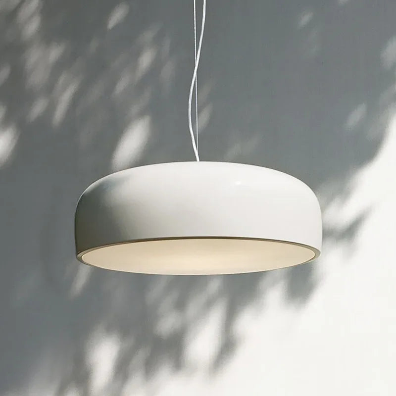 Metal Dome Pendant Light - Adjustable Cord Ceiling Fixture