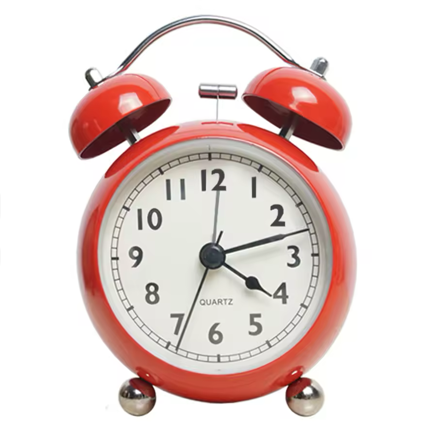 ELEGANT METAL BELL ALARM CLOCK