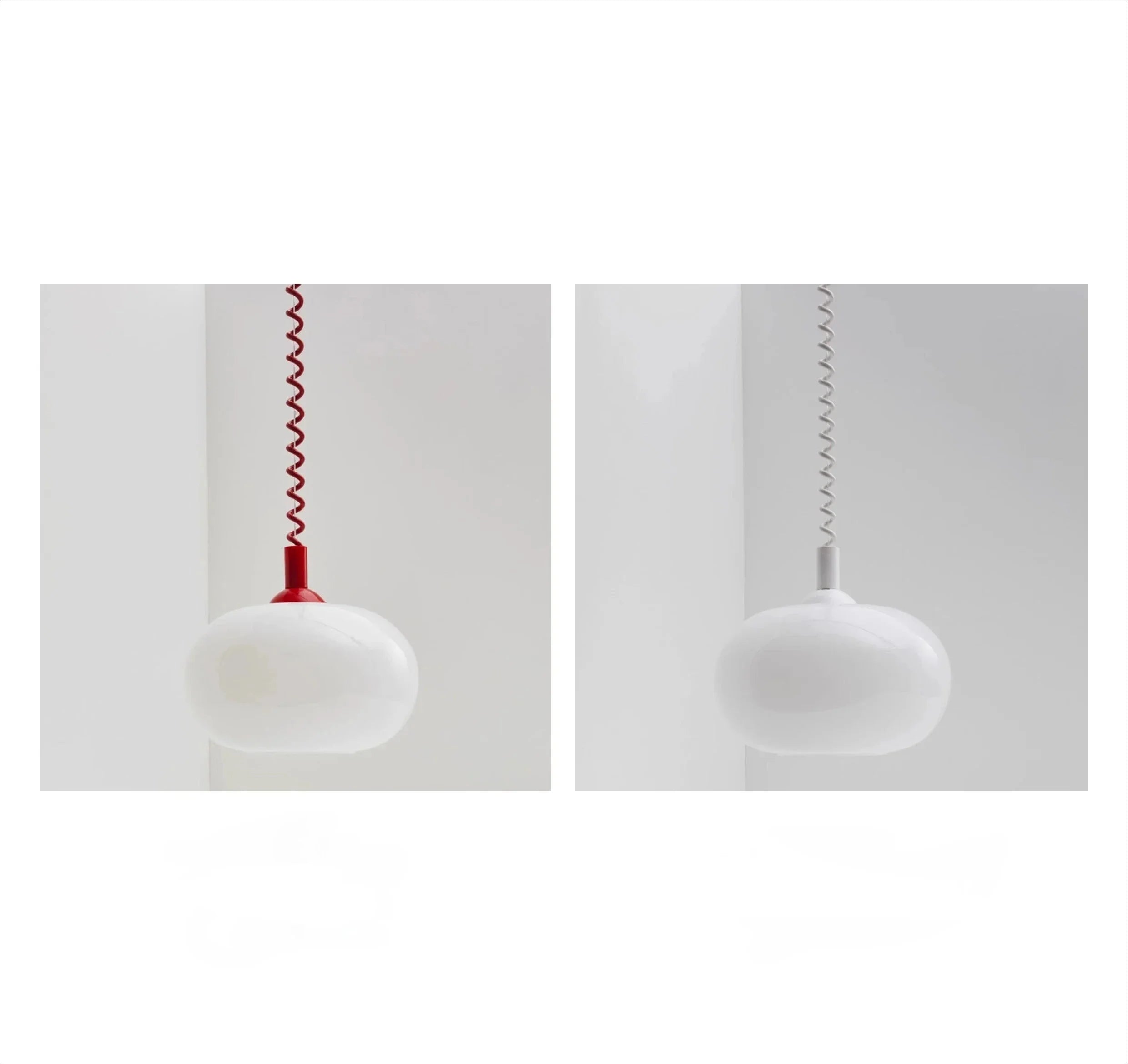Retro Pendant Lamp – Colorful Coil Nordic Lighting Fixture