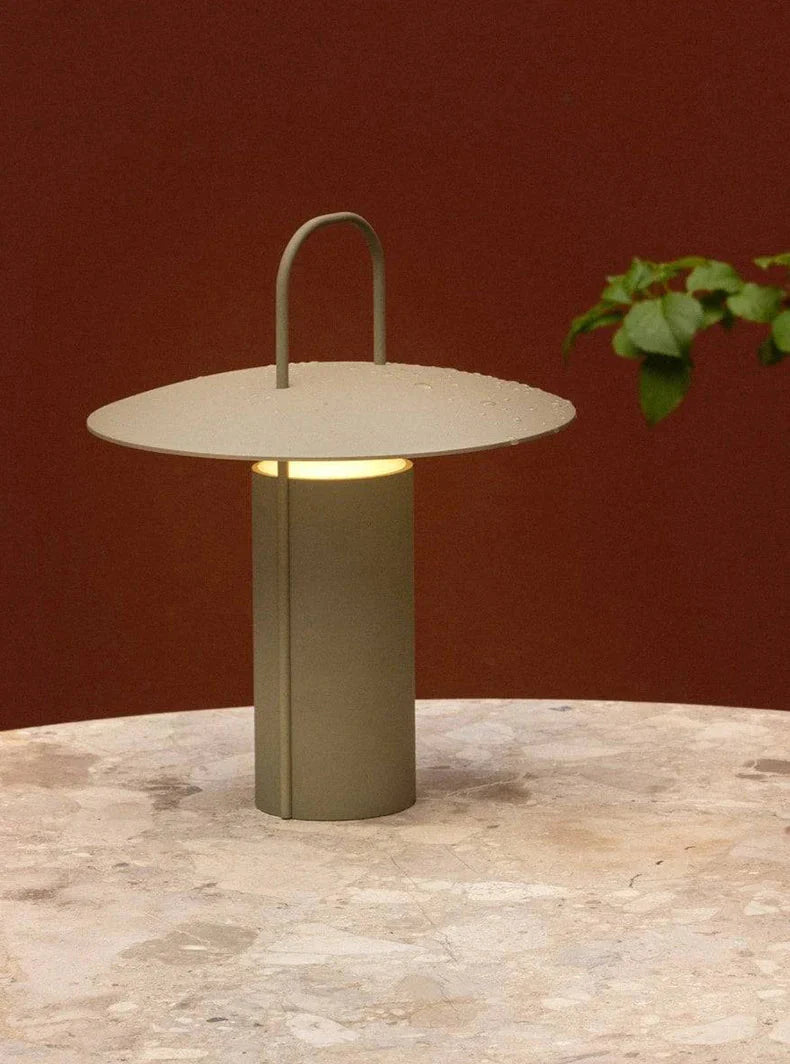 Aluminum Outdoor Table Lamp – Portable Cordless LED Light