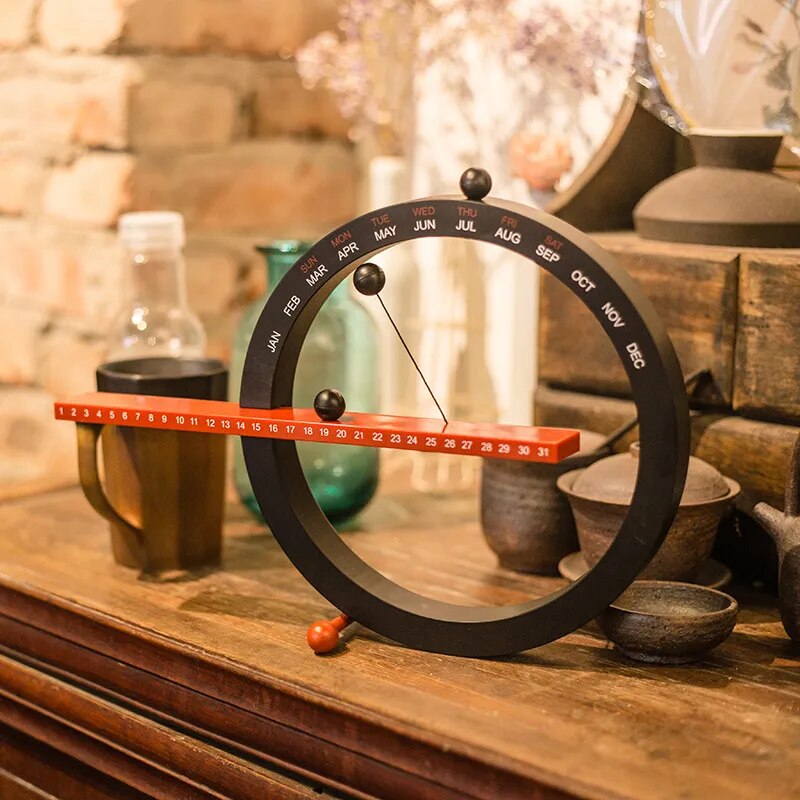 Magnetic Ball Clock | Interactive Desk Calendar