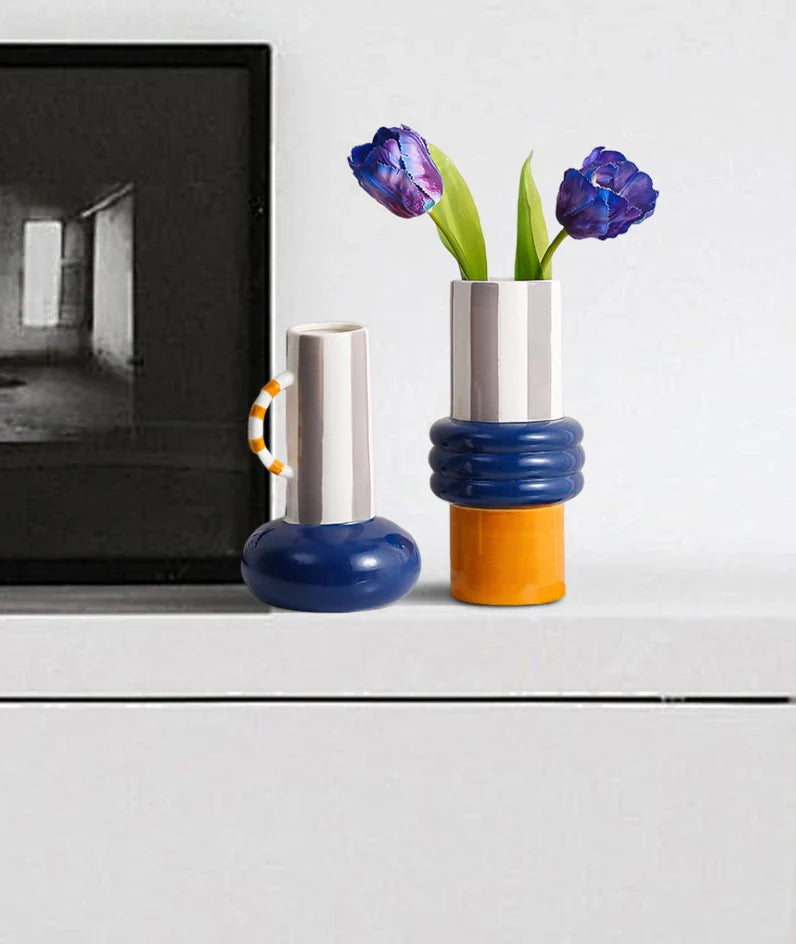 Retro Form Ceramic Vase