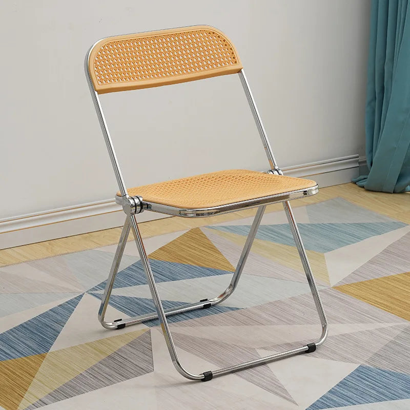 Foldable Mesh Chair | Durable Metal Frame | Nordic Design