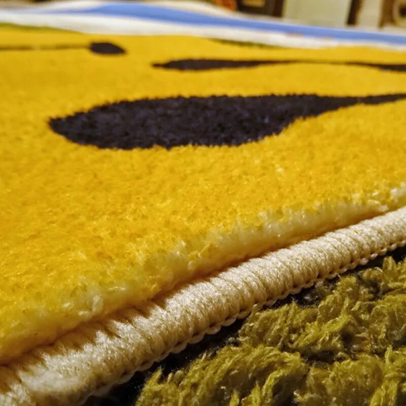 Hand Crafted Rug - Melting Smile Design, Unique Area Rug