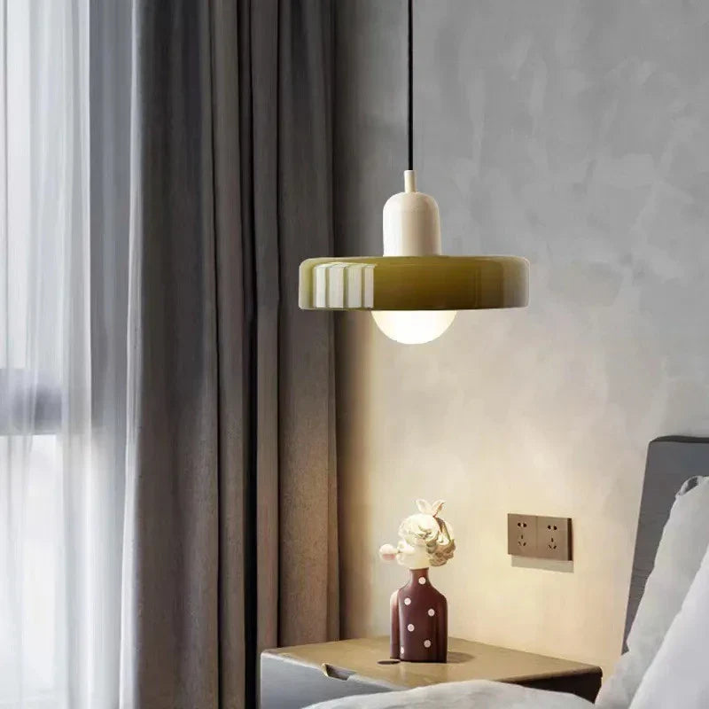 Nordic Pendant Lamp - Glass Round Ceiling Light