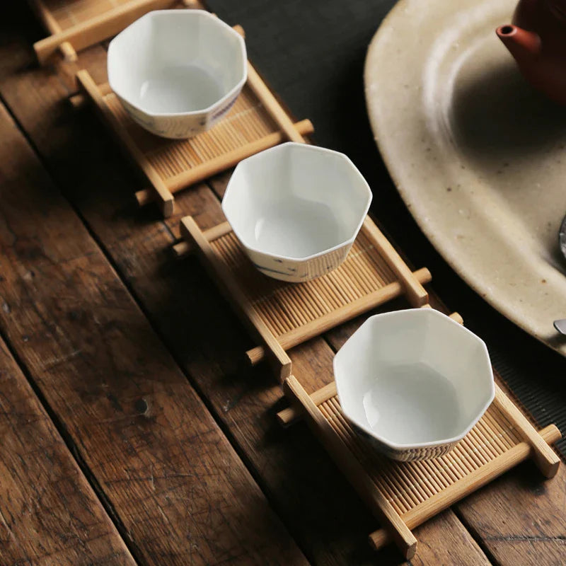 Bamboo Coaster - Japanese Retro Drink Tray