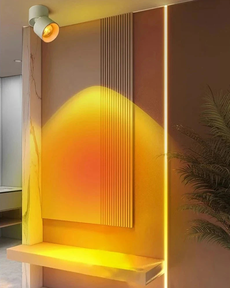 Ceiling Spot Lamp - Sleek Adjustable Corded Ceiling Light