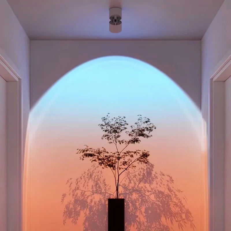 Ceiling Spot Lamp - Sleek Adjustable Corded Ceiling Light