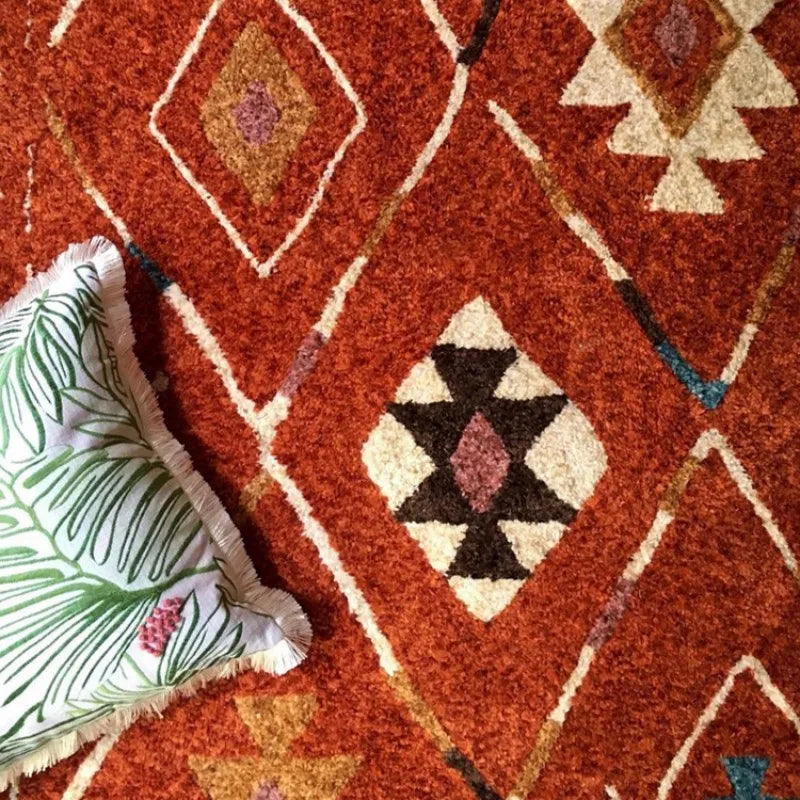 Morocco Style Carpet | Soft Polyester Area Rug