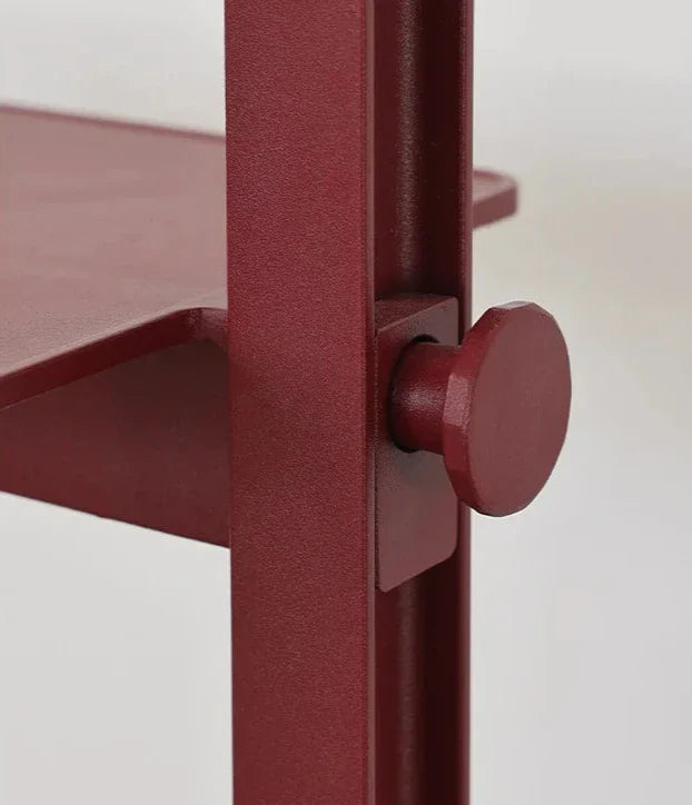 Adjustable Height Side Table - Metal Scandinavian Design