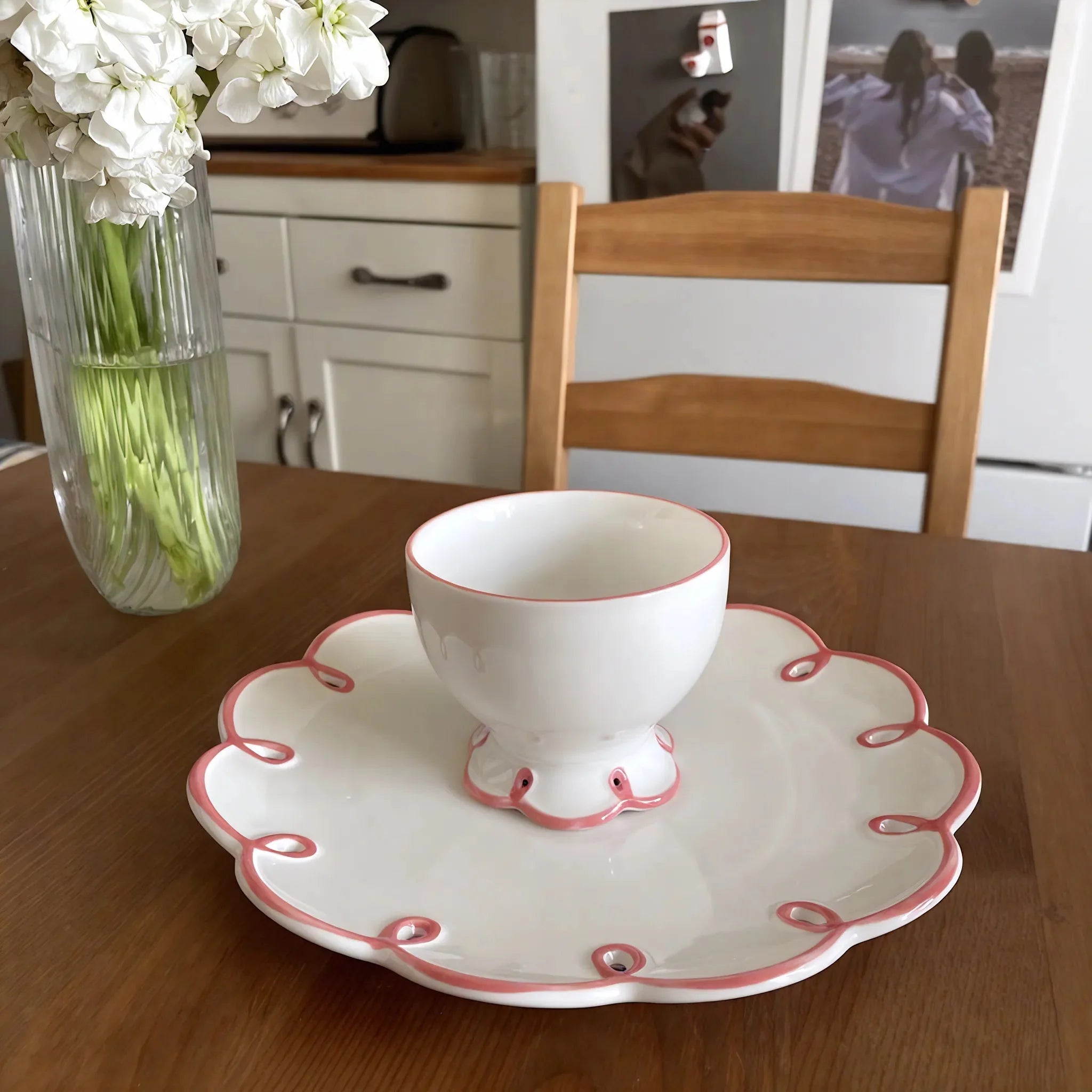 MARIS | Scalloped Ceramic Dining Set