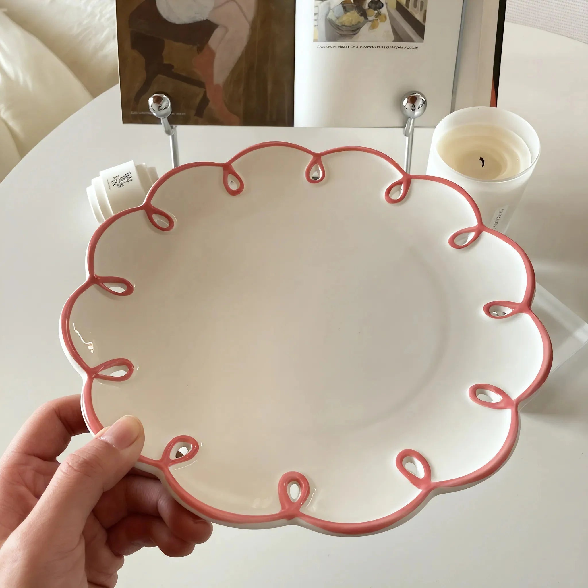 MARIS | Scalloped Ceramic Dining Set