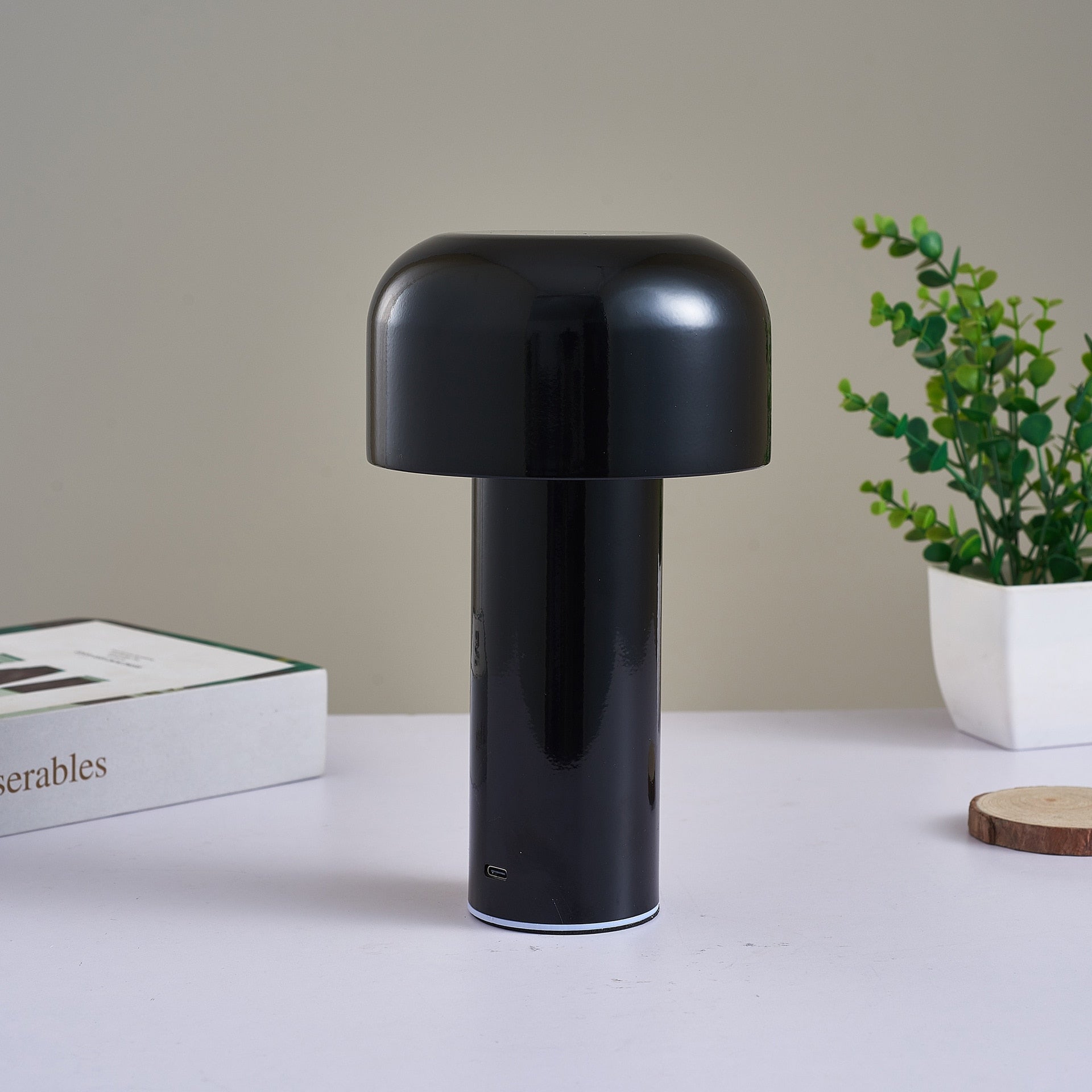 Retro Mushroom Lamp - Cordless Table Lamp