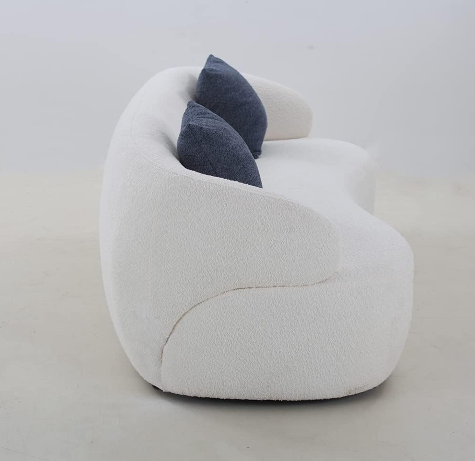 3-Seat Lounge Sofa | Modern Living Room Couch With Pillows