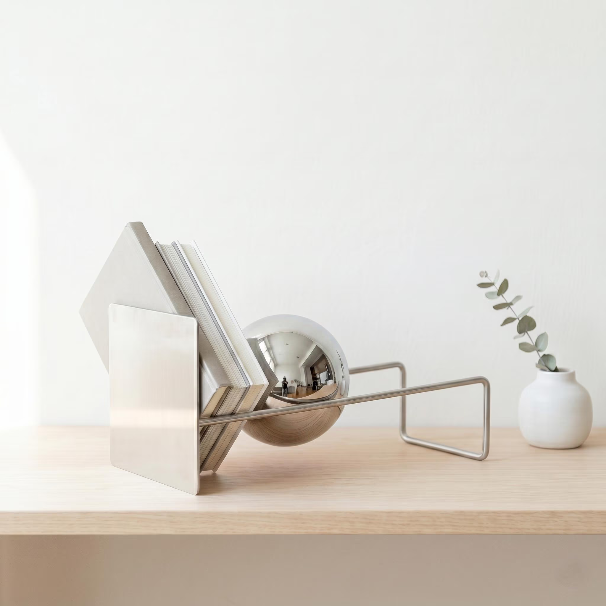 Sculptural Modern Book Stand